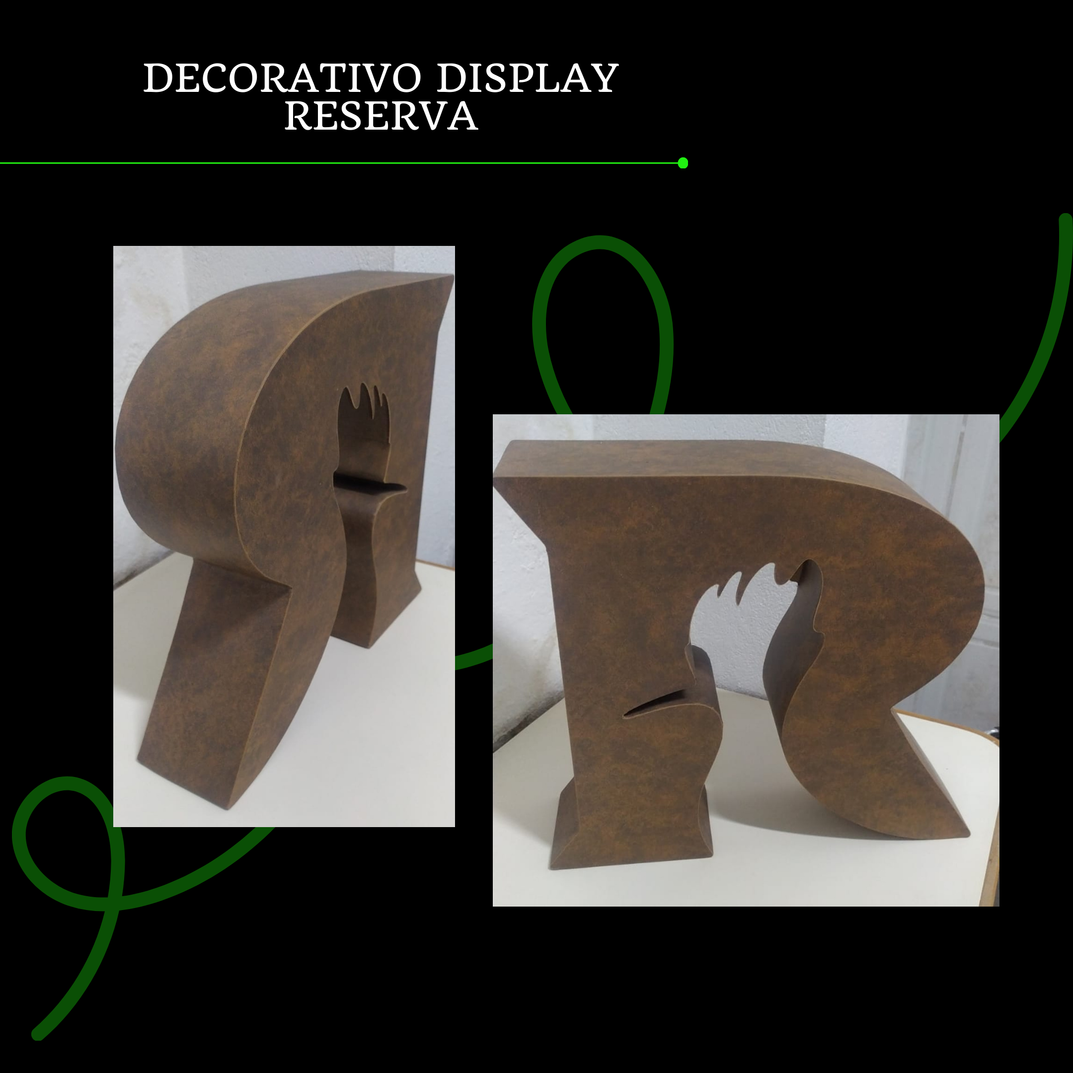DECORATIVO DISPLAY RESERVA